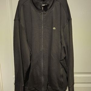 Lacoste ZIP-UP PIQUÉ FLEECE JACKET Size 5XLB